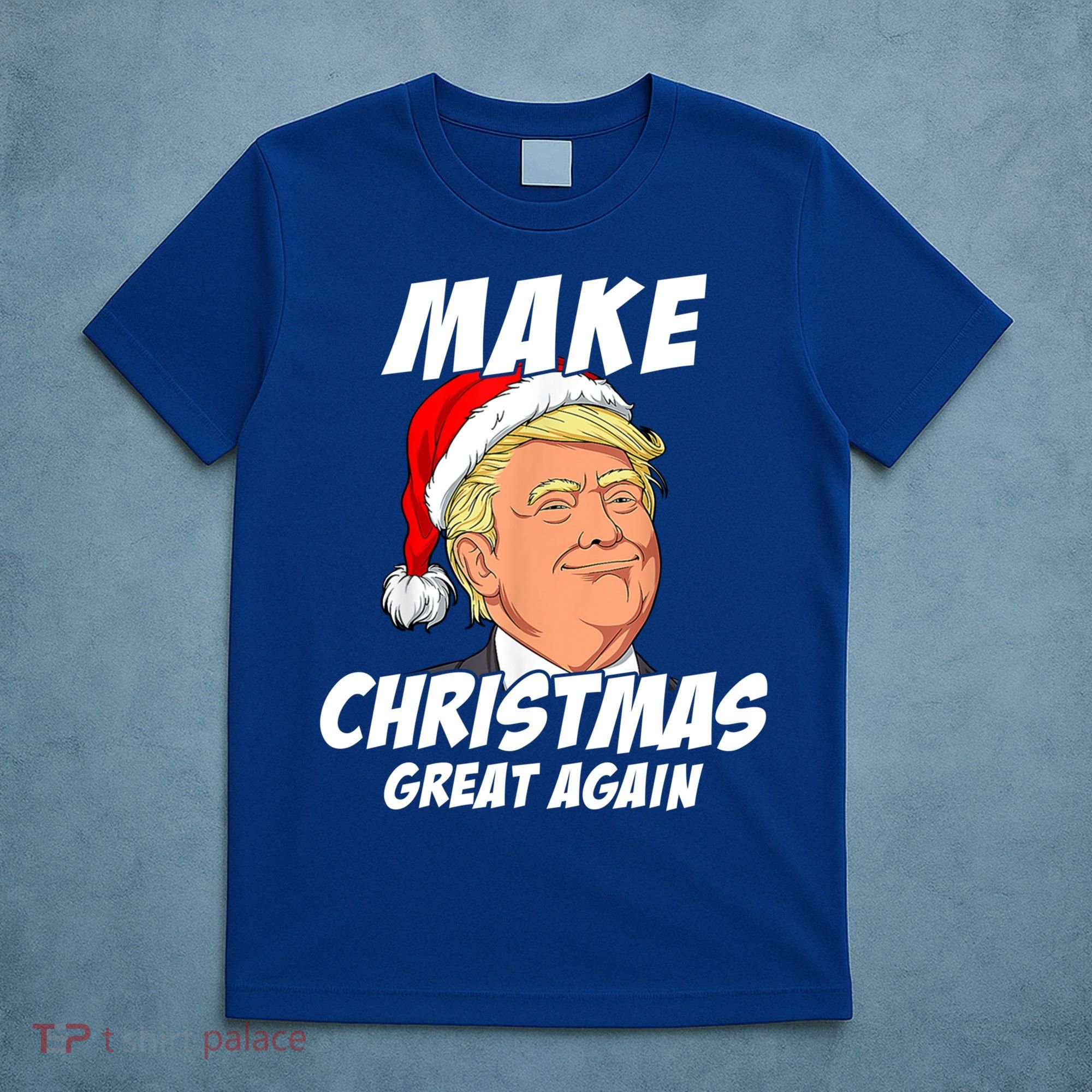 Santa Trump Make Christmas Great Again Matching Pajama Gift T-Shirt