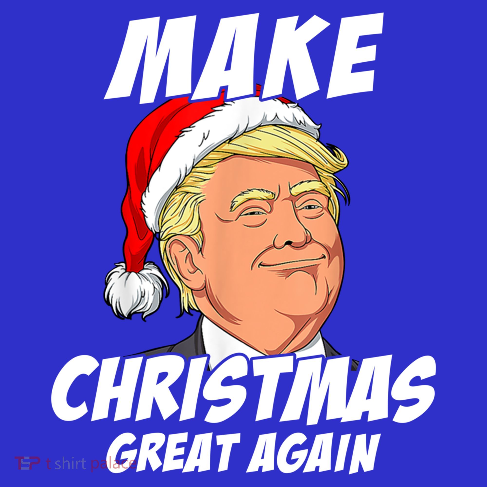 Santa Trump Make Christmas Great Again Matching Pajama Gift Women's Tank Top
