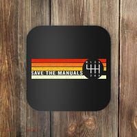 Save The Manuals 6 Speed Manual Transmission Three Pedals Coaster thumb 0