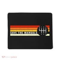 Save The Manuals 6 Speed Manual Transmission Three Pedals Mousepad thumb 0