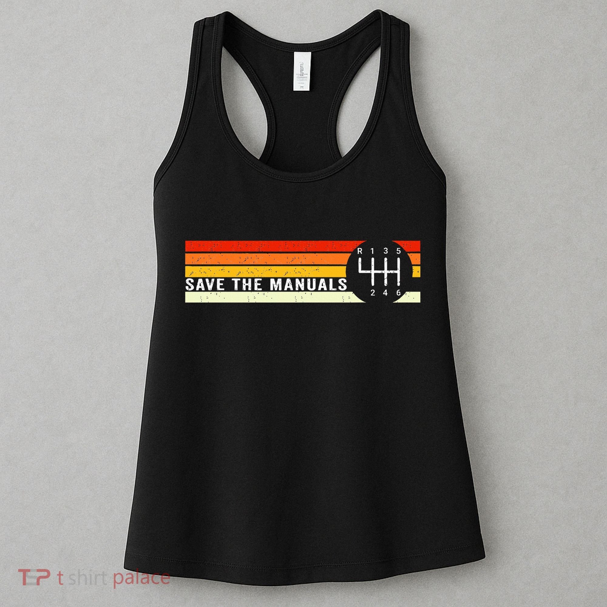 Save The Manuals 6 Speed Manual Transmission Three Pedals Women's Tank Top