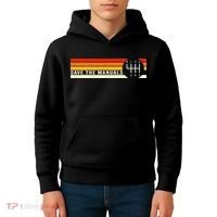Save The Manuals 6 Speed Manual Transmission Three Pedals Kids Hoodie thumb 4