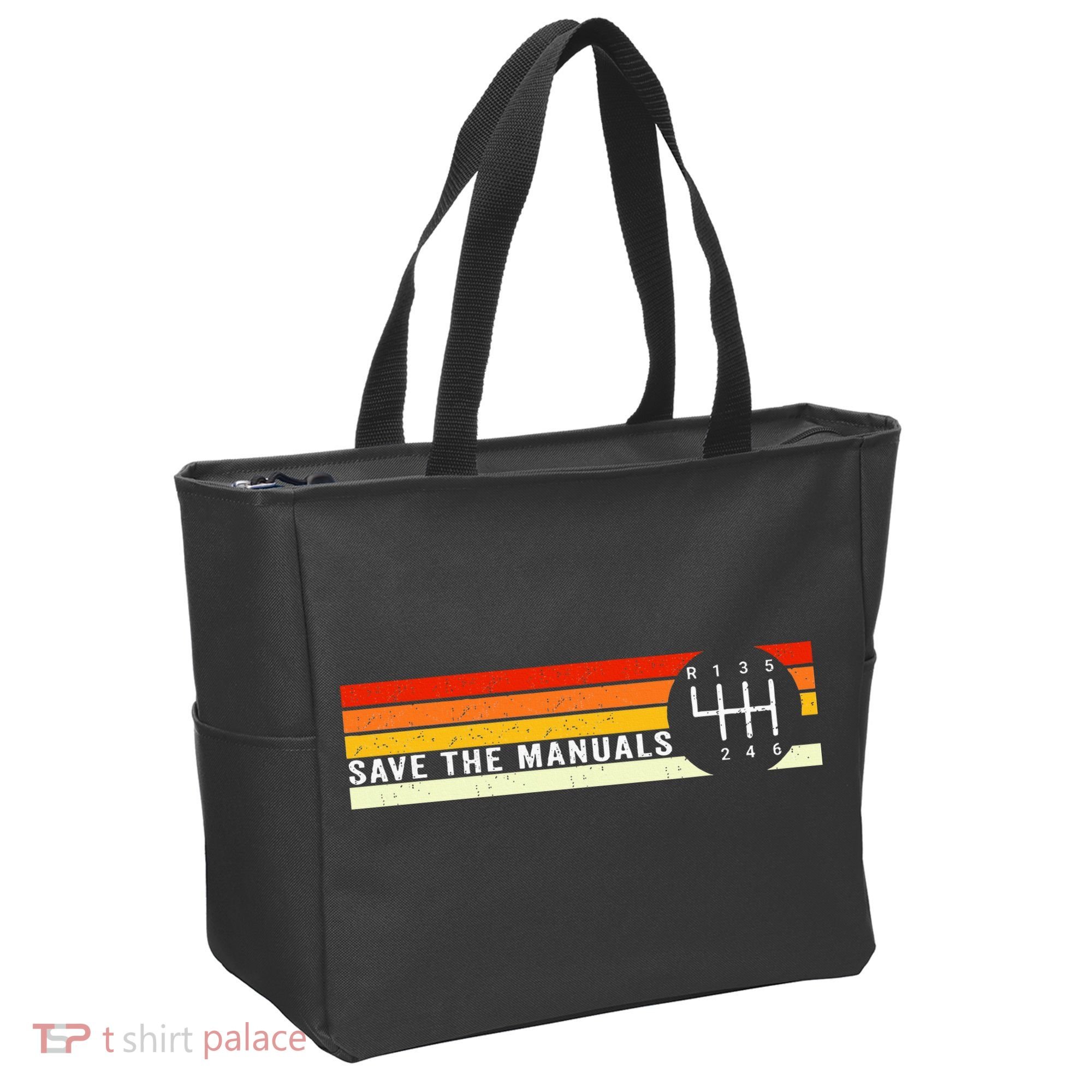 Save The Manuals 6 Speed Manual Transmission Three Pedals Tote Bag