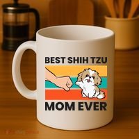 Shih Tzu Mama Best Shih Tzu Mom Ever Coffee Mug thumb 4