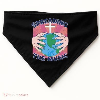 Spreading The Music Gospel USA-Made Doggie Bandana
