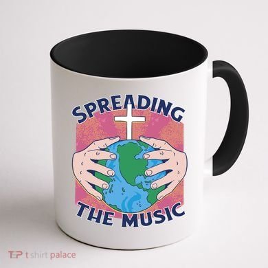 Spreading The Music Gospel Coffee Mug back