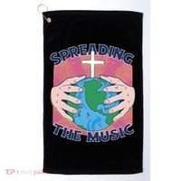 Spreading The Music Gospel Golf Towel thumb 0
