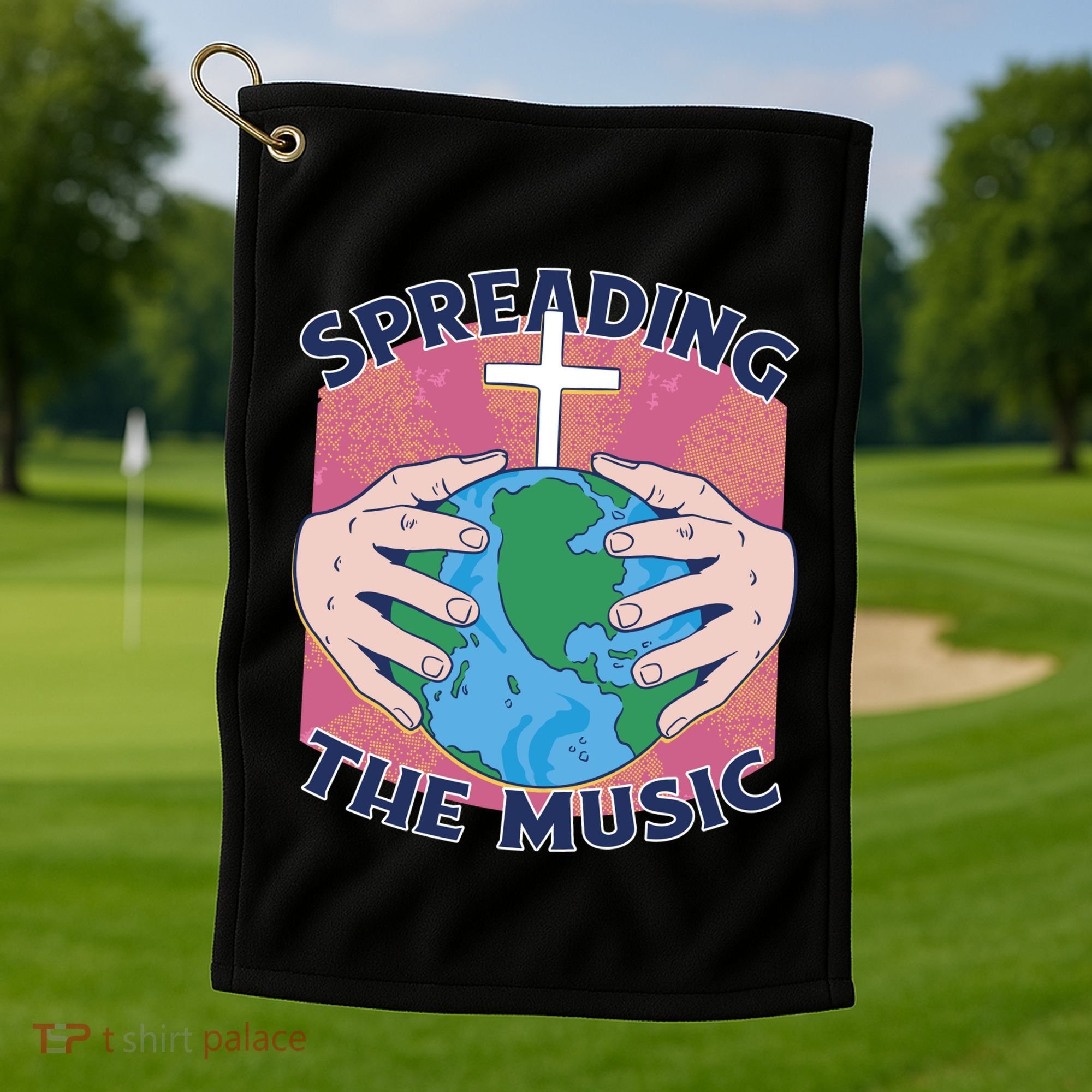 Spreading The Music Gospel Golf Towel