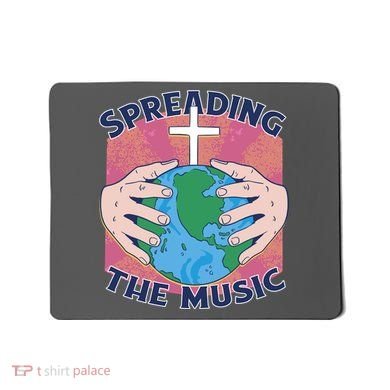 Spreading The Music Gospel Mousepad