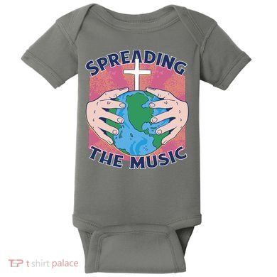Spreading The Music Gospel Baby Bodysuit