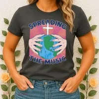 Spreading The Music Gospel Women's T-Shirt thumb 2