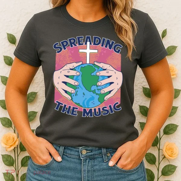 Spreading The Music Gospel Women's T-Shirt