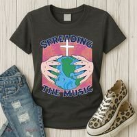 Spreading The Music Gospel Women's T-Shirt thumb 3