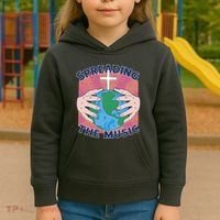 Spreading The Music Gospel Kids Hoodie thumb 3