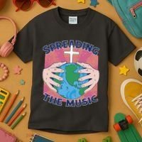 Spreading The Music Gospel Kids T-Shirt thumb 3
