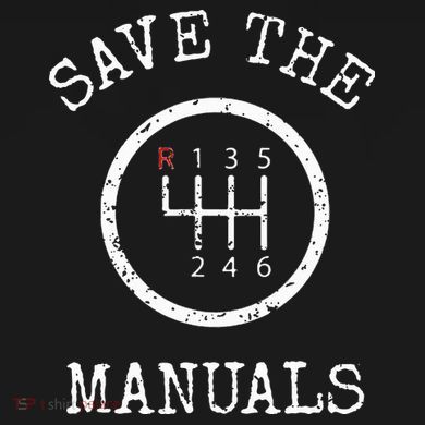 Save The Manuals Stick Shift Car Lover Backpack