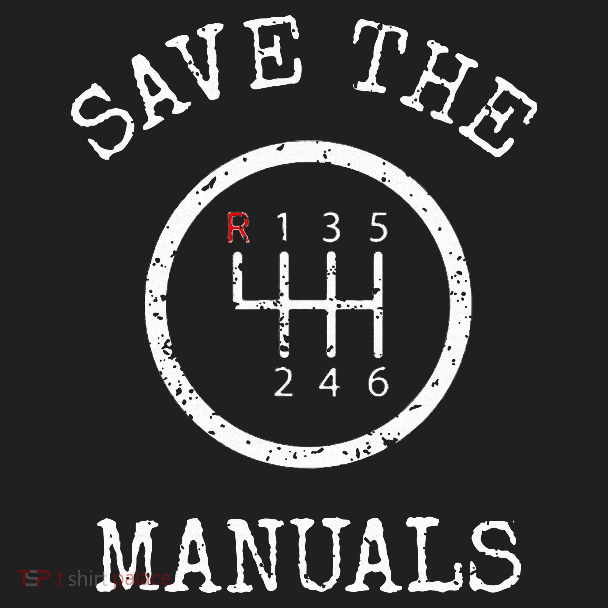 Save The Manuals Stick Shift Car Lover 12oz Stainless Steel Coffee Mug
