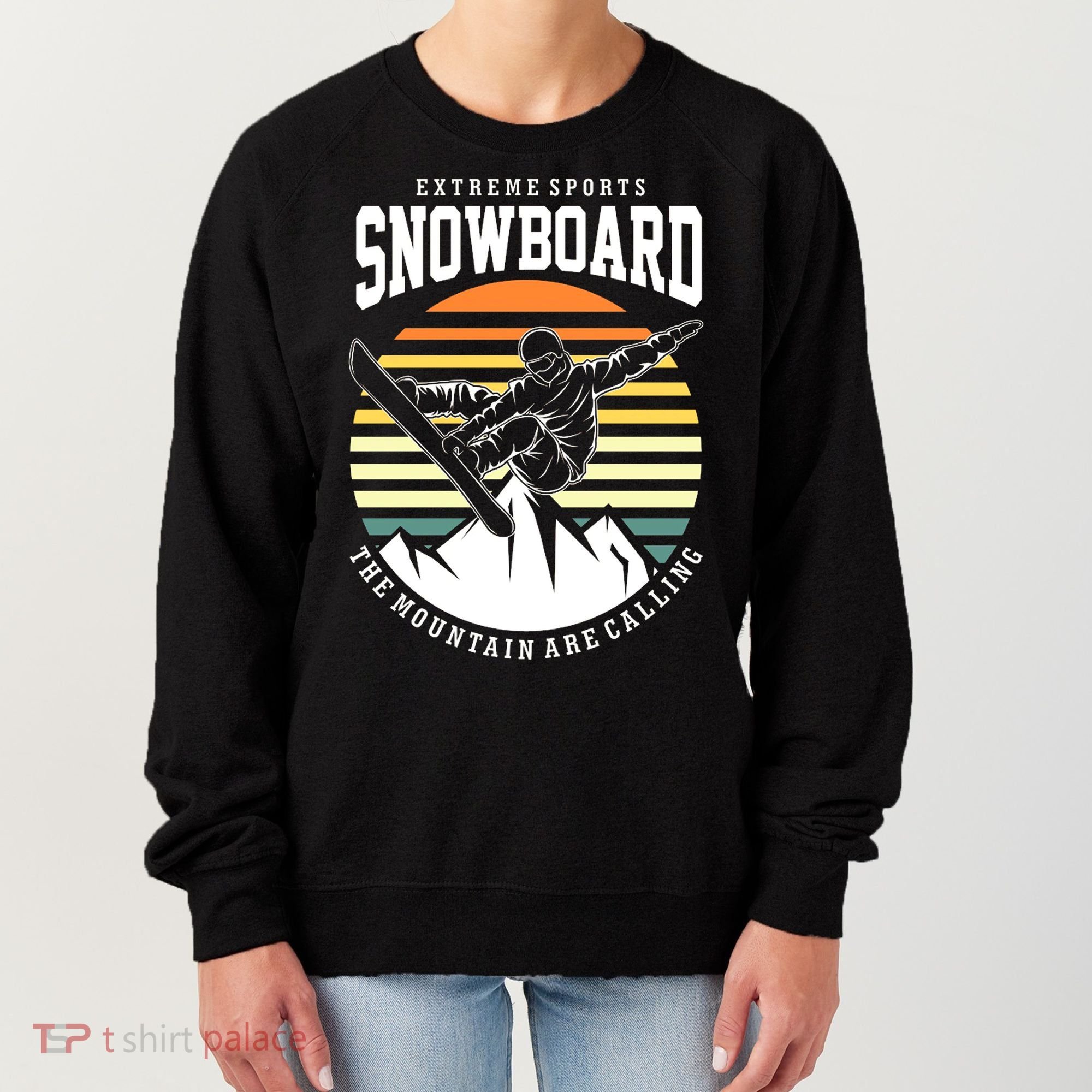 Snowboard The Mountain Are Calling Women's Sweatshirt