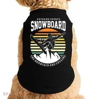 Snowboard The Mountain Are Calling Doggie Tank thumb 0