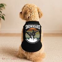 Snowboard The Mountain Are Calling Doggie Tank thumb 2