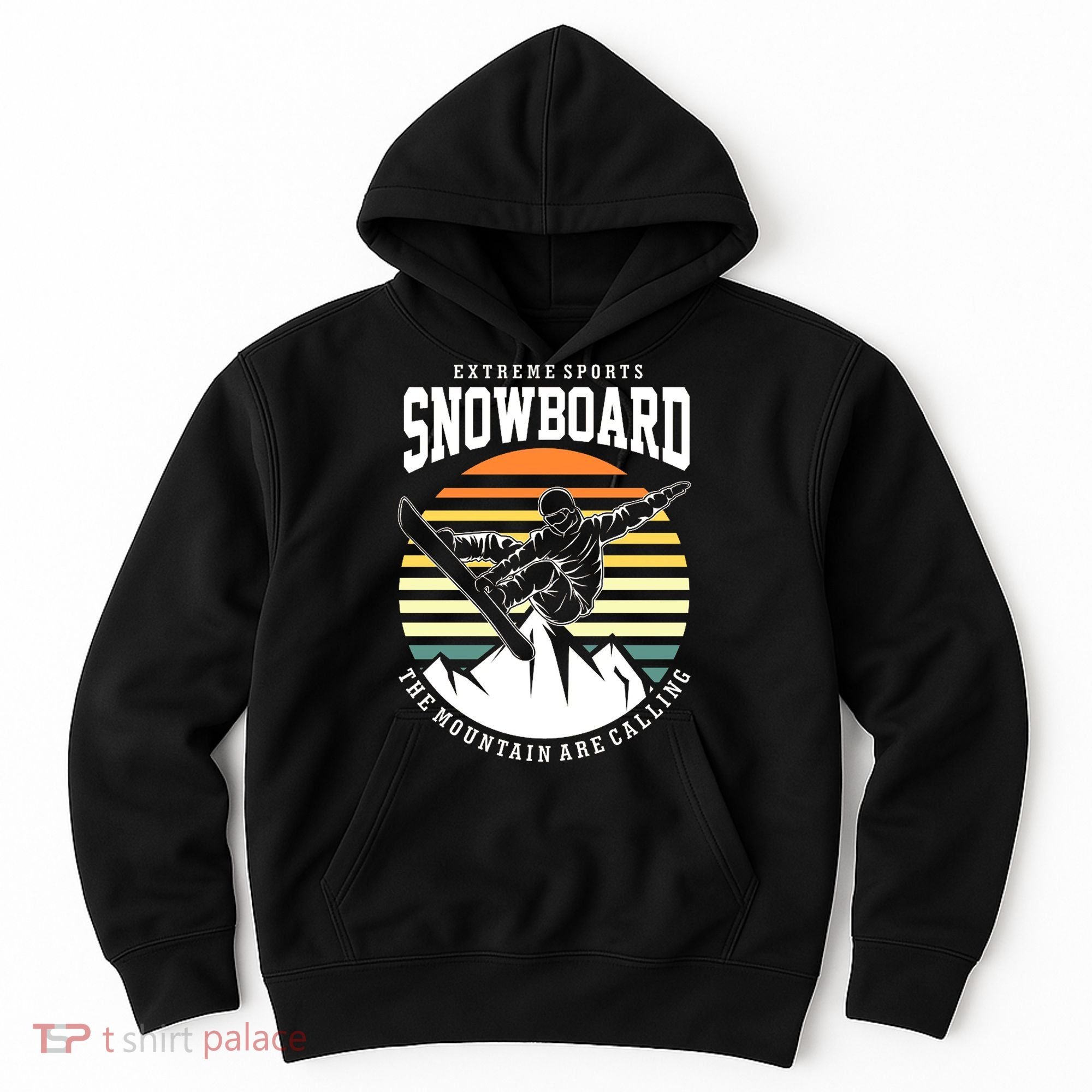 Snowboard The Mountain Are Calling Hoodie