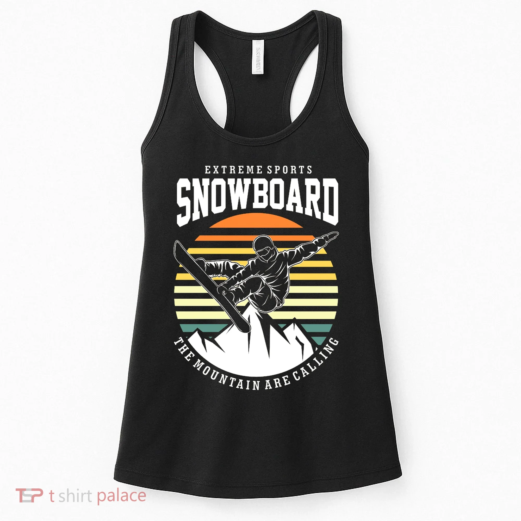 Snowboard The Mountain Are Calling Women's Tank Top
