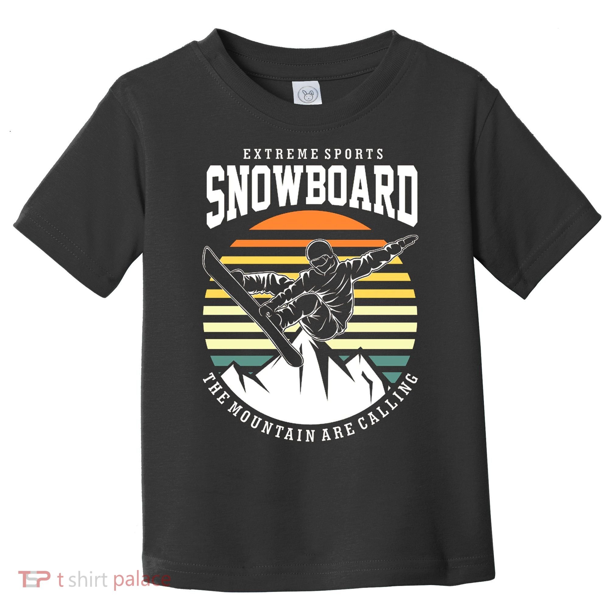 Snowboard The Mountain Are Calling Toddler T-Shirt