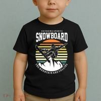 Snowboard The Mountain Are Calling Toddler T-Shirt thumb 2