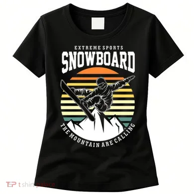 Snowboard The Mountain Are Calling Women's T-Shirt