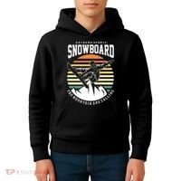 Snowboard The Mountain Are Calling Kids Hoodie thumb 4