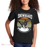 Snowboard The Mountain Are Calling Kids T-Shirt thumb 2