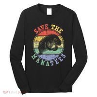 Save The Manatees Manatee Lover Zookeeper Marine Biologist Long Sleeve Shirt thumb 0