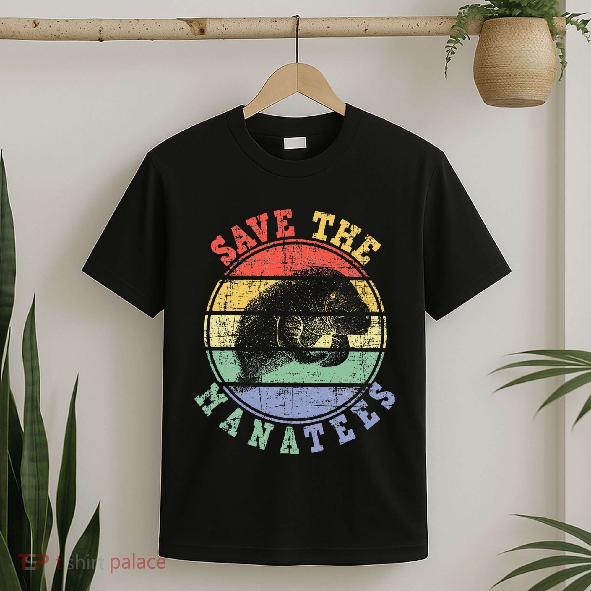 Save The Manatees Manatee Lover Zookeeper Marine Biologist T-Shirt