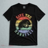 Save The Manatees Manatee Lover Zookeeper Marine Biologist T-Shirt thumb 5