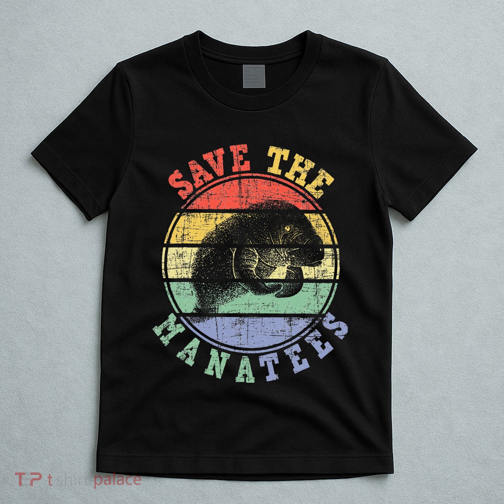 Save The Manatees Manatee Lover Zookeeper Marine Biologist T-Shirt