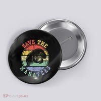 Save The Manatees Manatee Lover Zookeeper Marine Biologist Button thumb 0