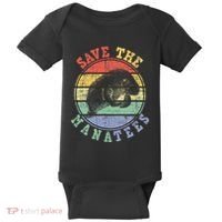 Save The Manatees Manatee Lover Zookeeper Marine Biologist Baby Bodysuit thumb 0