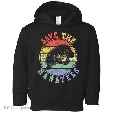 Save The Manatees Manatee Lover Zookeeper Marine Biologist Toddler Hoodie