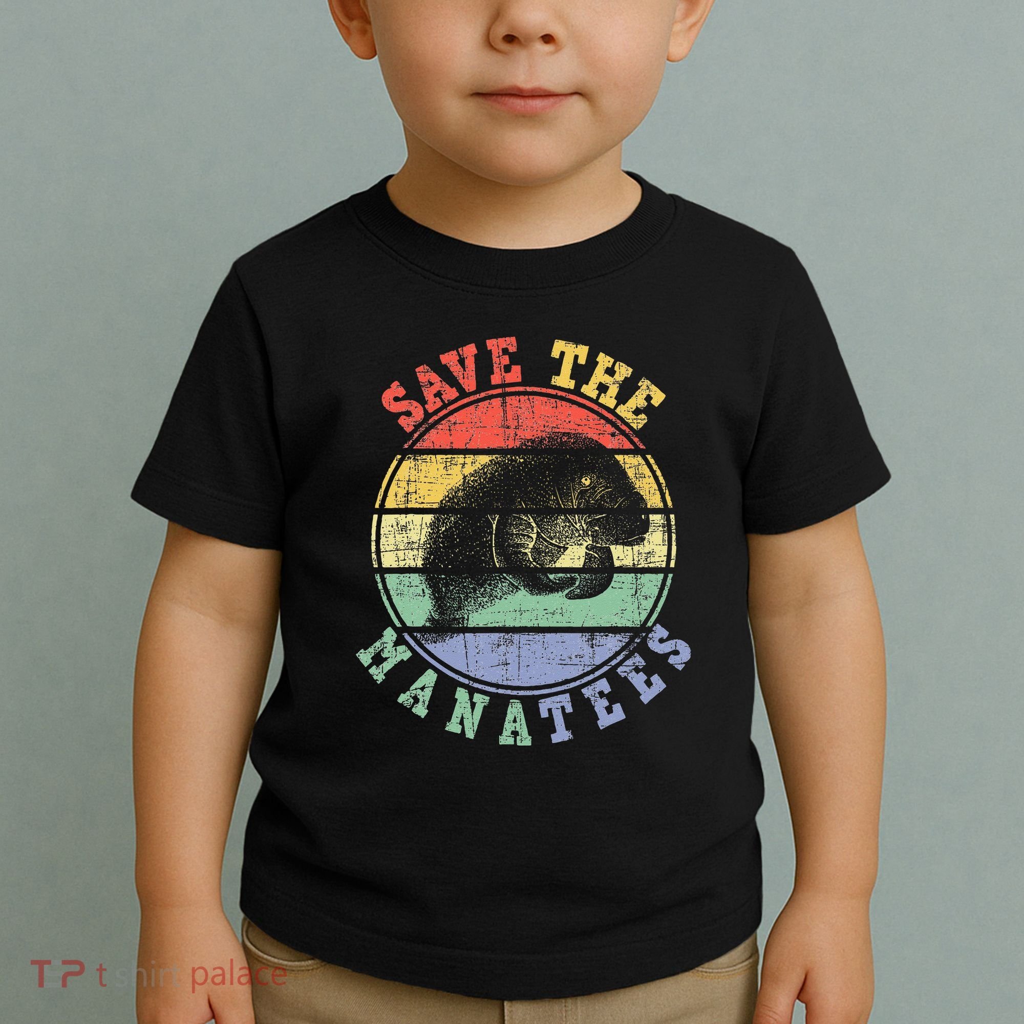 Save The Manatees Manatee Lover Zookeeper Marine Biologist Toddler T-Shirt