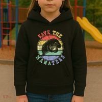 Save The Manatees Manatee Lover Zookeeper Marine Biologist Kids Hoodie thumb 3