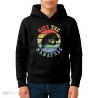 Save The Manatees Manatee Lover Zookeeper Marine Biologist Kids Hoodie thumb 4