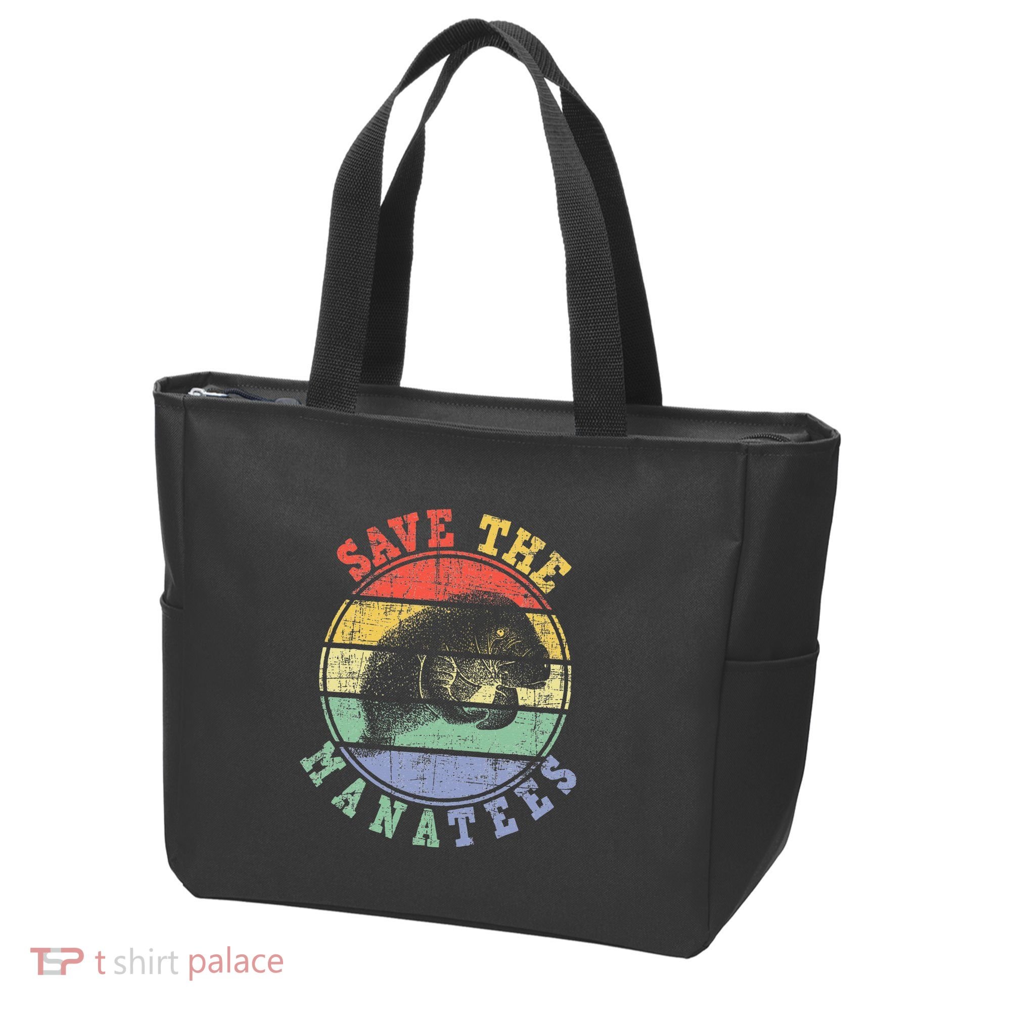 Save The Manatees Manatee Lover Zookeeper Marine Biologist Tote Bag