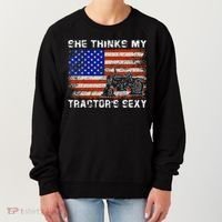 She Thinks My TractorS Sexy Tractor Driver Women's Sweatshirt thumb 0