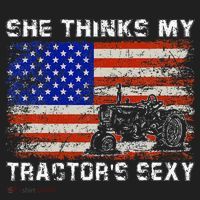 She Thinks My TractorS Sexy Tractor Driver Women's Sweatshirt thumb 2