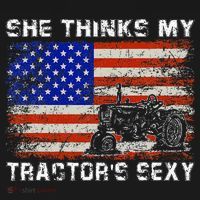 She Thinks My TractorS Sexy Tractor Driver Bucket Hat thumb 4