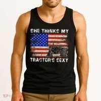 She Thinks My TractorS Sexy Tractor Driver Tank Top thumb 3