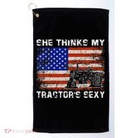 She Thinks My TractorS Sexy Tractor Driver Golf Towel thumb 0