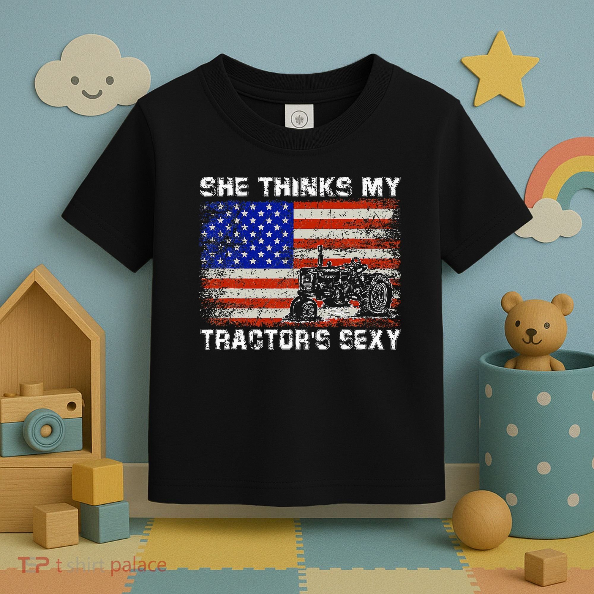 She Thinks My TractorS Sexy Tractor Driver Toddler T-Shirt