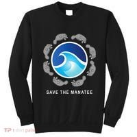 Save The Manatee Sea Cow Ocean Life Earth Day Novelty Sweatshirt thumb 0