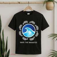 Save The Manatee Sea Cow Ocean Life Earth Day Novelty T-Shirt thumb 2